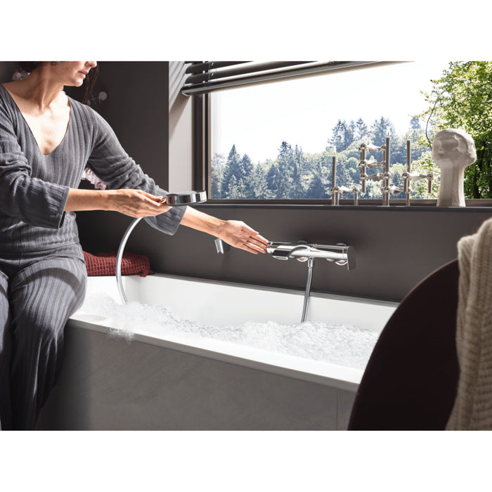 Hansgrohe Vivenis Single Lever Bath Mixer For Exposed Installation - 75420000 - Unbeatable Bathrooms