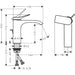 Hansgrohe Vivenis Single Lever Basin Mixer 110 Coolstart with Pop-Up Waste Set - Unbeatable Bathrooms