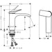 Hansgrohe Vivenis Single Lever Basin Mixer 110 Coolstart Without Waste Set - Unbeatable Bathrooms