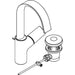 Hansgrohe Vivenis Single Lever Basin Mixer 210 with Swivel Spout and Pop-Up Waste Set - Unbeatable Bathrooms