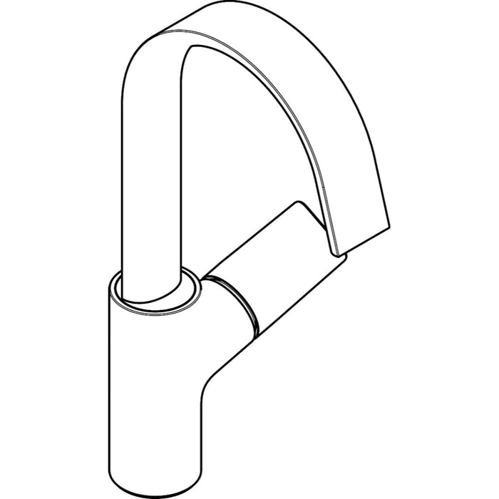 Hansgrohe Vivenis Single Lever Basin Mixer 210 with Swivel Spout Without Waste Set - Unbeatable Bathrooms