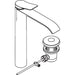 Hansgrohe Vivenis Single Lever Basin Mixer 250 For Washbowls with Pop-Up Waste Set - Unbeatable Bathrooms