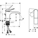 Hansgrohe Vivenis Single Lever Basin Mixer 80 Coolstart with Pop-Up Waste Set - Unbeatable Bathrooms