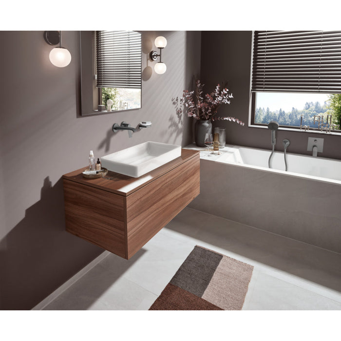 Hansgrohe Vivenis Single Lever Basin Mixer For Concealed Installation Wall-Mounted with Spout 192 mm - Unbeatable Bathrooms