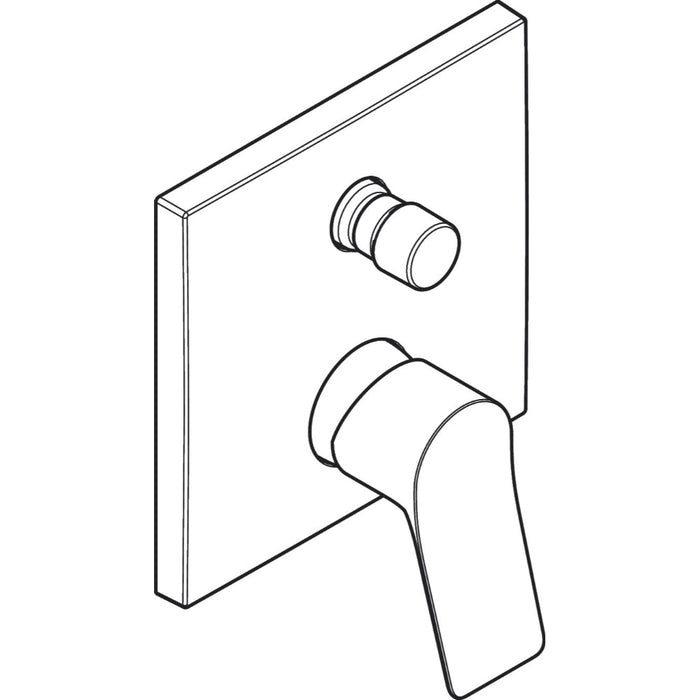 Hansgrohe Vivenis Single Lever Bath Mixer For Concealed Installation For Ibox Universal - Unbeatable Bathrooms