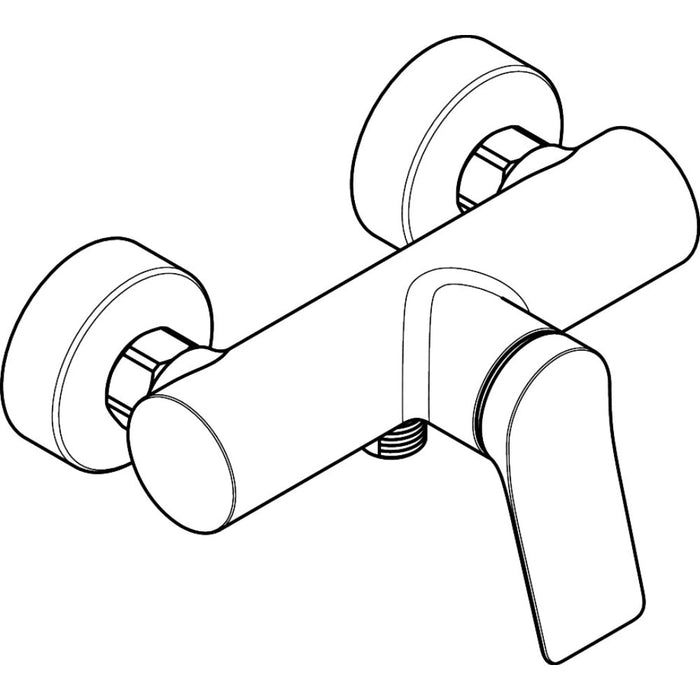 Hansgrohe Vivenis Single Lever Shower Mixer For Exposed Installation - Unbeatable Bathrooms