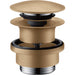Hansgrohe Waste Set Brass Push-Open For Basin and Bidet Mixers - Unbeatable Bathrooms
