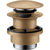 Hansgrohe Waste Set Brass Push-Open For Basin and Bidet Mixers - Unbeatable Bathrooms