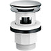 Hansgrohe Waste Set Plastic Push-Open For Basin and Bidet Mixers - Chrome - Unbeatable Bathrooms