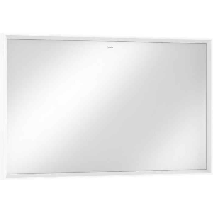 Hansgrohe Xarita E Mirror with Led Lights 1200/50 Ir Sensor - Matt White - Unbeatable Bathrooms
