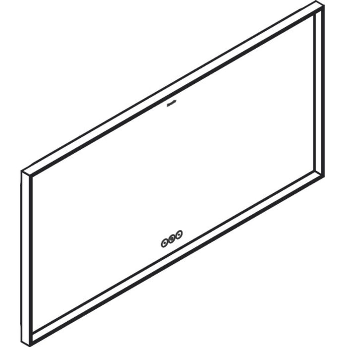 Hansgrohe Xarita E Mirror with Led Lights 1400/50 Capacitive Touch Sensor - Matt White - Unbeatable Bathrooms