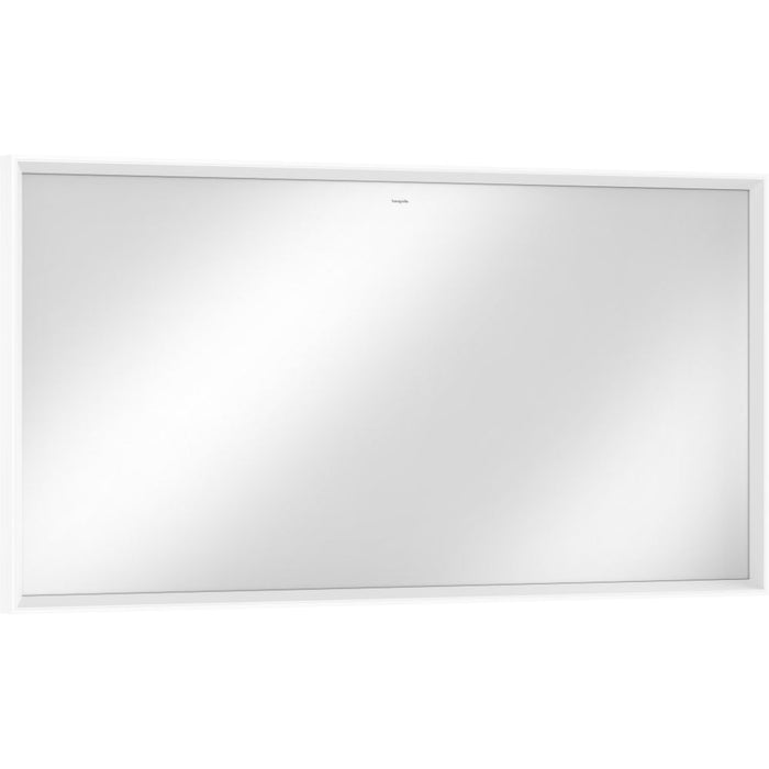Hansgrohe Xarita E Mirror with Led Lights 1400/50 Ir Sensor - Matt White - Unbeatable Bathrooms