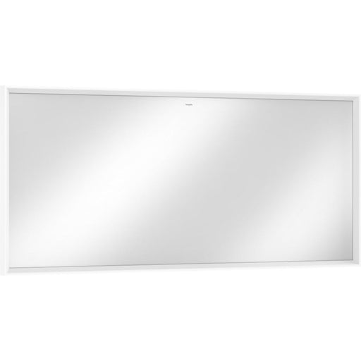 Hansgrohe Xarita E Mirror with Led Lights 1600/50 Ir Sensor - Matt White - Unbeatable Bathrooms