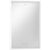 Hansgrohe Xarita E Mirror with Led Lights 500/50 Capacitive Touch Sensor - Matt White - Unbeatable Bathrooms