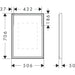 Hansgrohe Xarita E Mirror with Led Lights 500/50 Ir Sensor - Matt White - Unbeatable Bathrooms