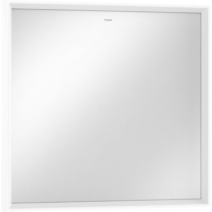 Hansgrohe Xarita E Mirror with Led Lights 800/50 Ir Sensor - Matt White - Unbeatable Bathrooms