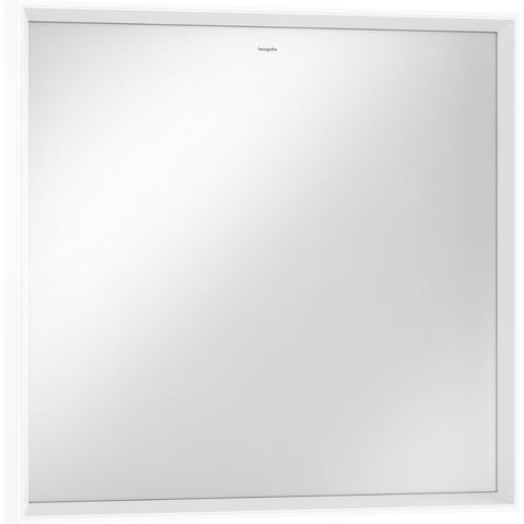 Hansgrohe Xarita E Mirror with Led Lights 800/50 Ir Sensor - Matt White - Unbeatable Bathrooms