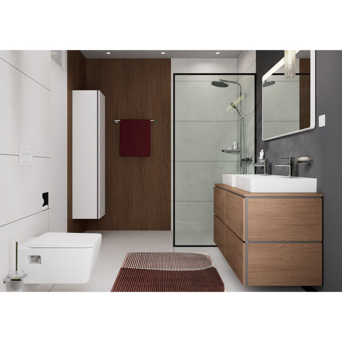 Hansgrohe Xarita Lite Q Mirror with Horizontal Led Lights 1200/30 For Wall Switch - Unbeatable Bathrooms