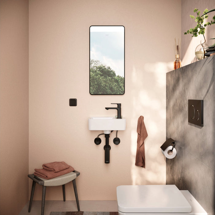 Hansgrohe Xarita Lite Q Mirror with Horizontal Led Lights 360/30 For Wall Switch - Unbeatable Bathrooms