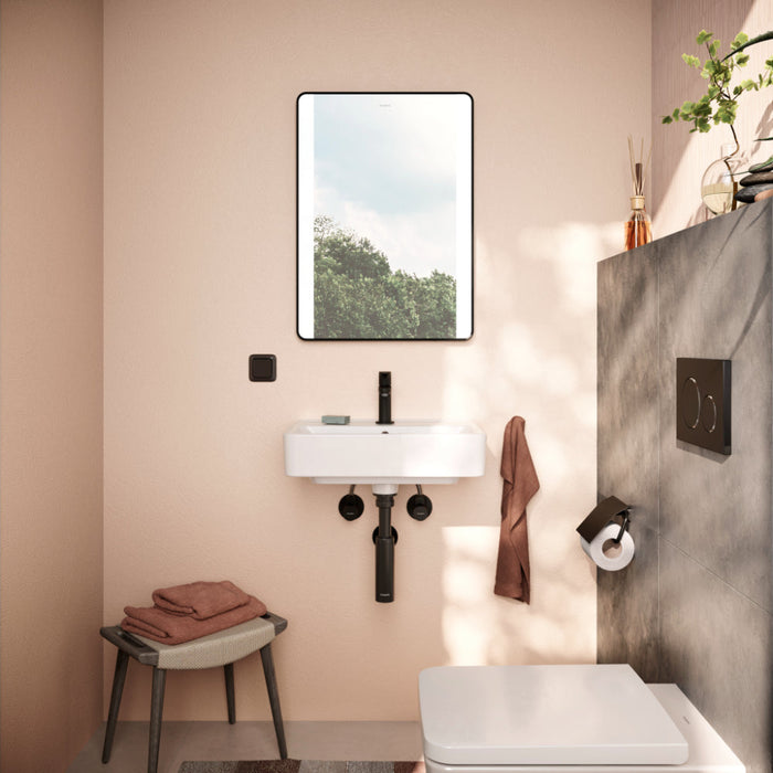 Hansgrohe Xarita Lite Q Mirror with Lateral Led Lights 500/30 For Wall Switch - Unbeatable Bathrooms