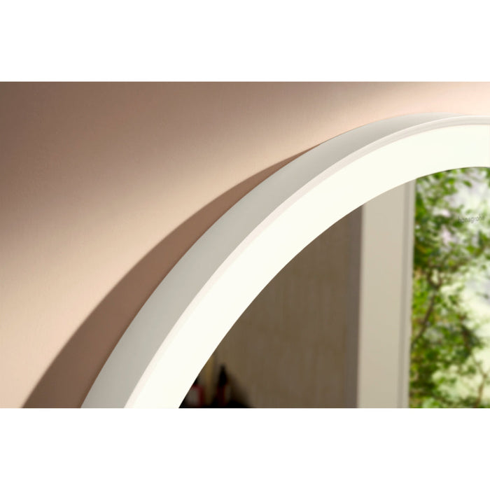 Hansgrohe Xarita Lite S Mirror with Circular Led Lights 900/30 For Wall Switch - Unbeatable Bathrooms