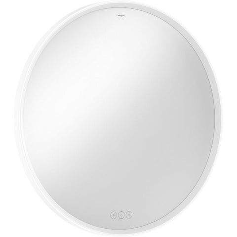 Hansgrohe Xarita S Mirror with Led Lights 900/50 Capacitive Touch Sensor - Matt White - Unbeatable Bathrooms