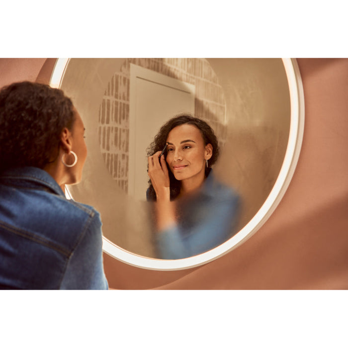 Hansgrohe Xarita S Mirror with Led Lights 900/50 Ir Sensor - Matt White - Unbeatable Bathrooms