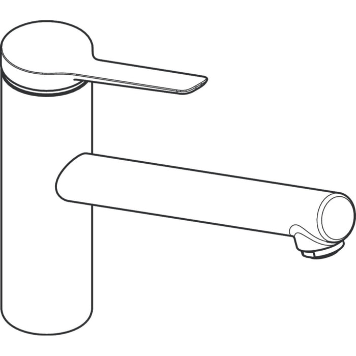 Hansgrohe Zesis M33 Single Lever Kitchen Mixer 150, Lowpressure/Vented Hot Water Cylinders, 1Jet - Unbeatable Bathrooms