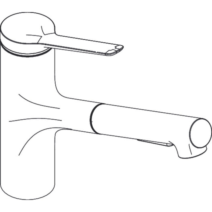 Hansgrohe Zesis M33 Single Lever Kitchen Mixer 150, Pull-Out Spray, 2Jet, Sbox Lite - Unbeatable Bathrooms