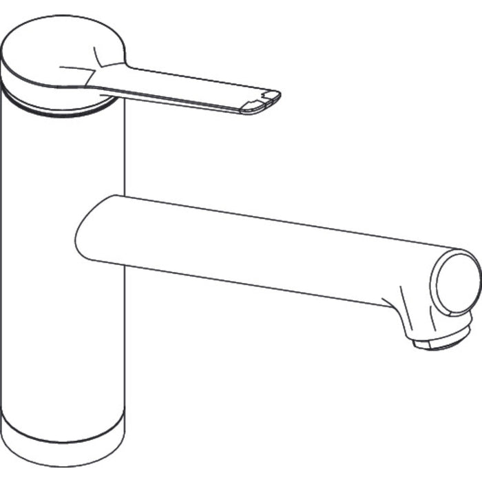 Hansgrohe Zesis M33 Single Lever Kitchen Mixer 160, Installation In Front Of A Window, 1Jet - Chrome - Unbeatable Bathrooms