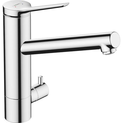 Hansgrohe Zesis M33 Single Lever Kitchen Mixer 200, Device Shut-Off Valve, Coolstart, 1Jet - Chrome - Unbeatable Bathrooms