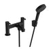 Hansgrohe Zesis S 2-Hole Rim Mounted Bath Mixer with Diverter Valve and Vernis Blend Hand Shower Vario - Unbeatable Bathrooms