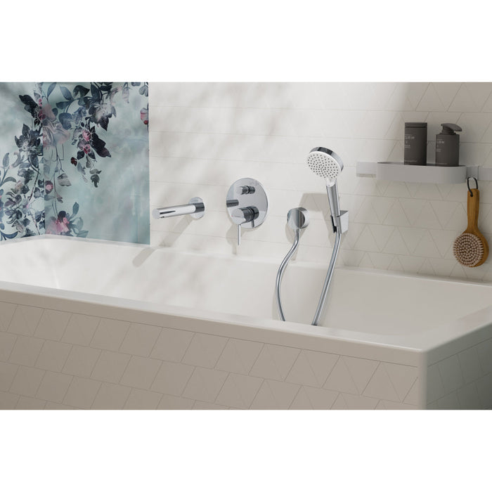 Hansgrohe Zesis S Single Lever Bath Mixer, Concealed Installation with Integrated Security Combination According to EN1717 For Ibox Universal - Unbeatable Bathrooms