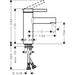 Hansgrohe Zesis S Single Lever Basin Mixer 100 Coolstart with Push-Open Waste Set - Unbeatable Bathrooms