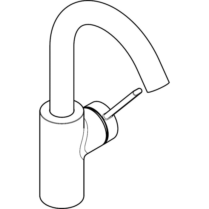 Hansgrohe Zesis S Single Lever Basin Mixer 210 Coolstart with Swivel Spout Without Waste Set - Unbeatable Bathrooms