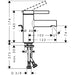 Hansgrohe Zesis S Single Lever Basin Mixer 70 Coolstart with Pop-Up Waste Set - Unbeatable Bathrooms