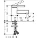 Hansgrohe Zesis S Single Lever Basin Mixer 70 Coolstart with Push-Open Waste Set - Unbeatable Bathrooms