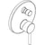 Hansgrohe Zesis S Single Lever Bath Mixer, Concealed Installation with Integrated Security Combination According to EN1717 For Ibox Universal - Unbeatable Bathrooms
