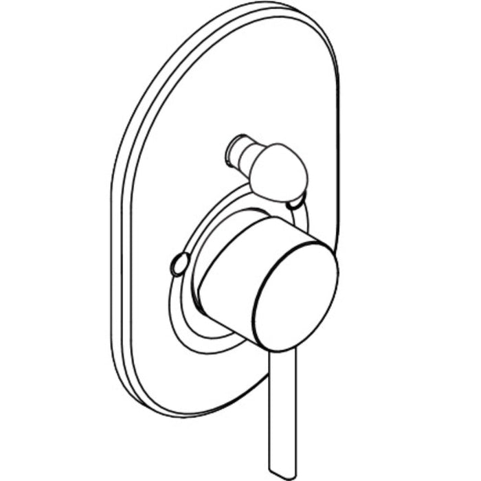 Hansgrohe Zesis S Single Lever Bath Mixer-Set For Concealed Installation - Unbeatable Bathrooms