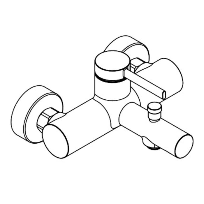 Hansgrohe Zesis S Single Lever Bath Mixer For Exposed Installation - Unbeatable Bathrooms