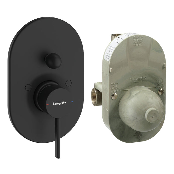 Hansgrohe Zesis S Single Lever Bath Mixer-Set For Concealed Installation - Unbeatable Bathrooms