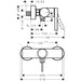 Hansgrohe Zesis S Single Lever Shower Mixer For Exposed Installation - Unbeatable Bathrooms