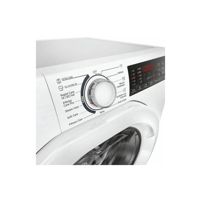 Hoover H-Wash 350 H3WPS496TAM6-80 F/S 9kg 1400rpm Washing Machine - White - Unbeatable Bathrooms