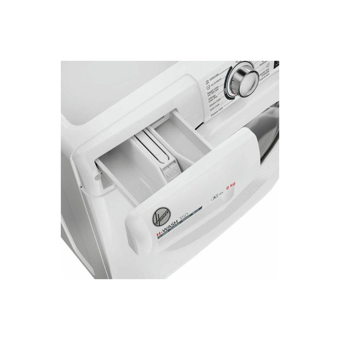 Hoover H-Wash 350 H3WPS496TAM6-80 F/S 9kg 1400rpm Washing Machine - White - Unbeatable Bathrooms