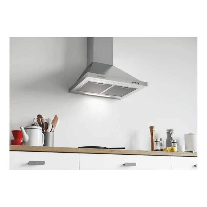 Hoover H300 HCE160X/1 60cm Chimney Hood - St/Steel - Unbeatable Bathrooms
