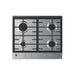 Hoover H300 HHG6BRK3X 60cm Gas Hob - St/Steel - Unbeatable Bathrooms