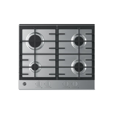 Hoover H300 HHG6BRK3X 60cm Gas Hob - St/Steel - Unbeatable Bathrooms