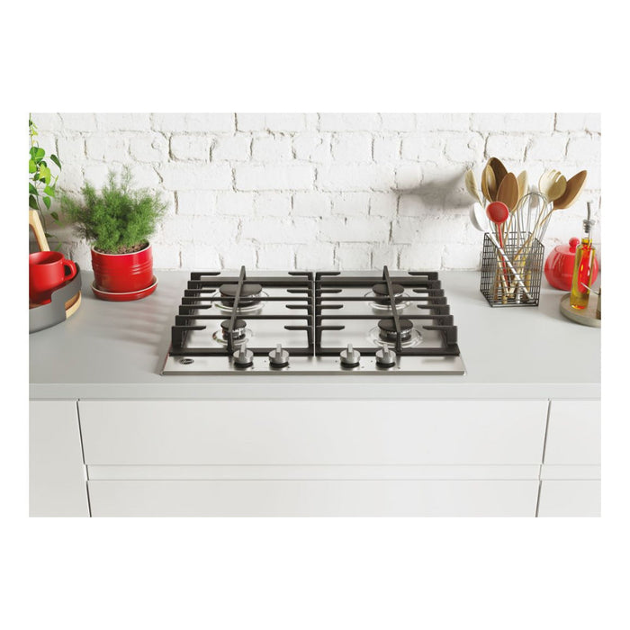 Hoover H300 HHG6BRK3X 60cm Gas Hob - St/Steel - Unbeatable Bathrooms