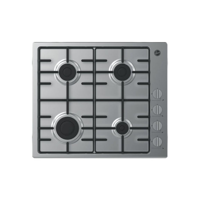 Hoover H300 HHG75WK3X 75cm Gas Hob - St/Steel - Unbeatable Bathrooms