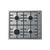 Hoover H300 HHG75WK3X 75cm Gas Hob - St/Steel - Unbeatable Bathrooms